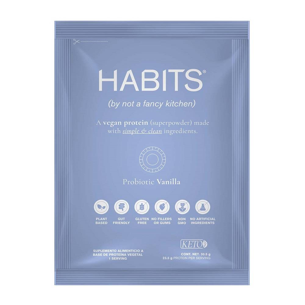 Habits proteína vegana probiotic vainilla (sobre 30.5 gramos)