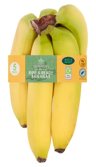 Morrisons Ripe & Ready Bananas (5 pack)