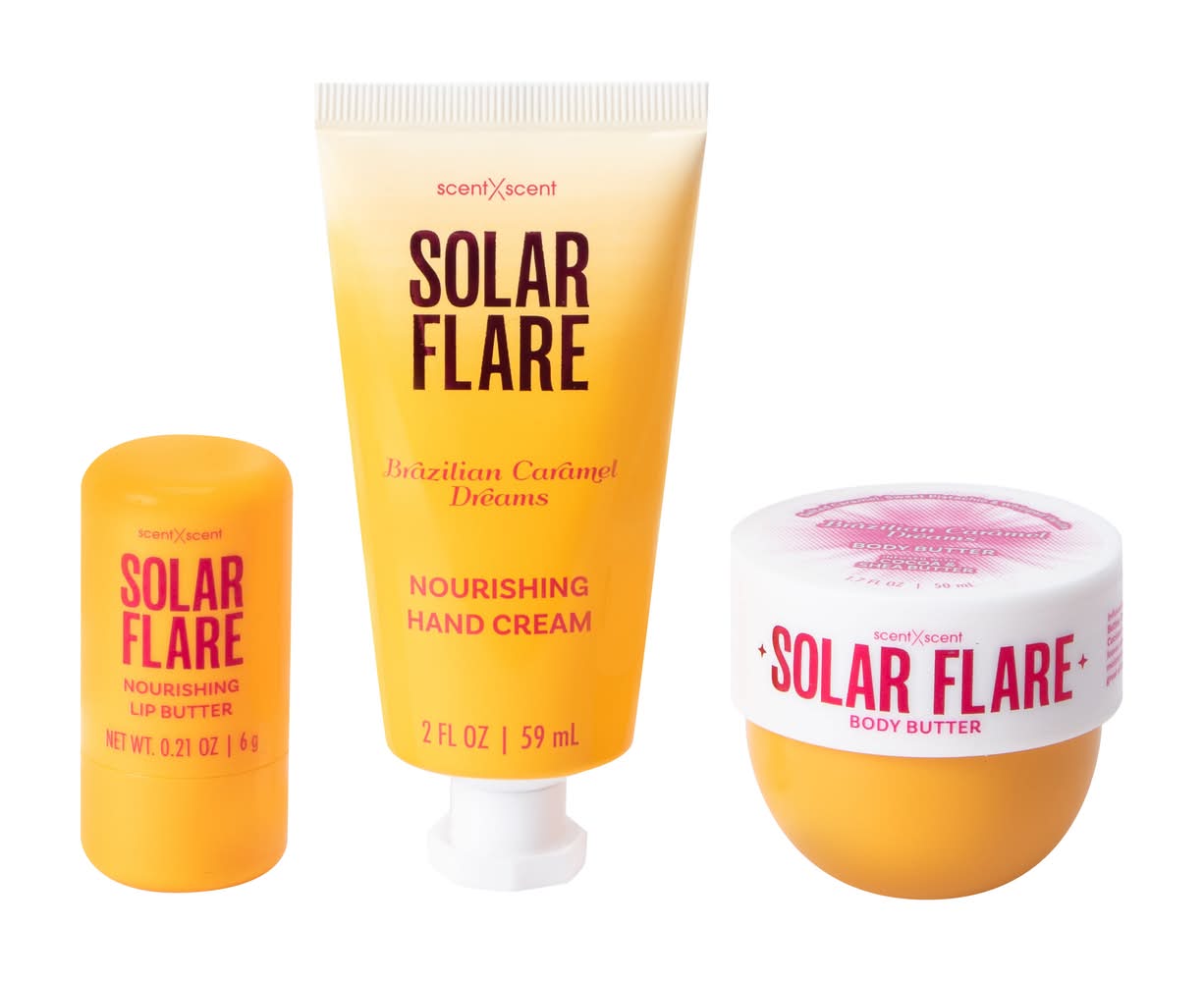 Solar Flare Brazilian Caramel Dreams Gift Set