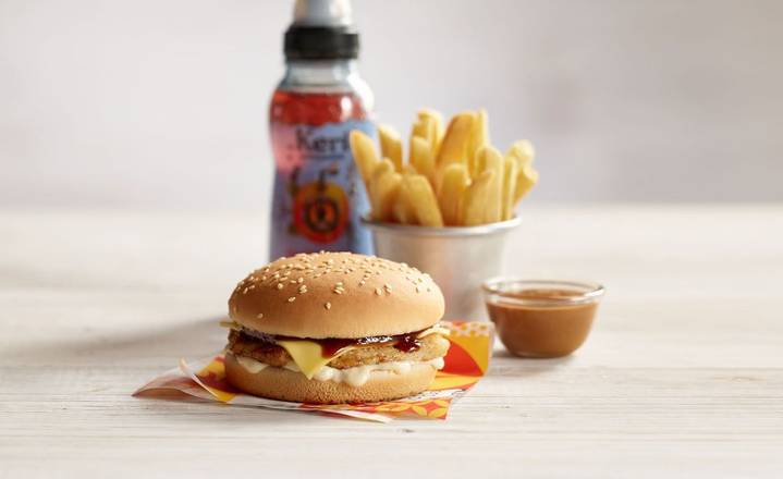 Kid-O’s Chicken & Cheese Burger Meal