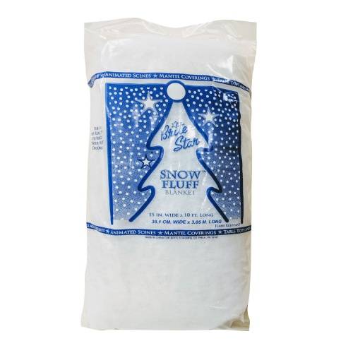 Brite Star Rolled Snow Blanket - 10 Ft X 15 In