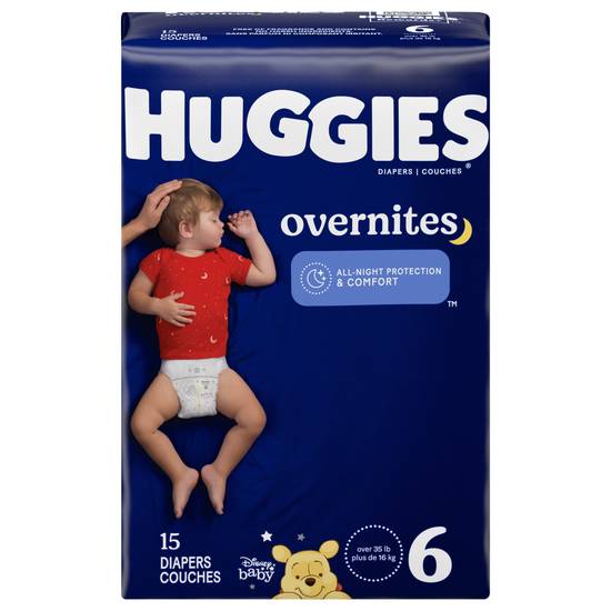 Huggies Overnites Disney Baby Diapers (15 ct)