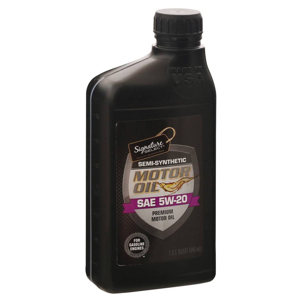 Signature Select Sae 5w-20 Semi Synthetic Motor Oil