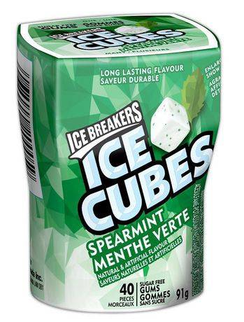 Ice Breakers Ice Cubes Spearmint Sugar Free Gum (40 units)