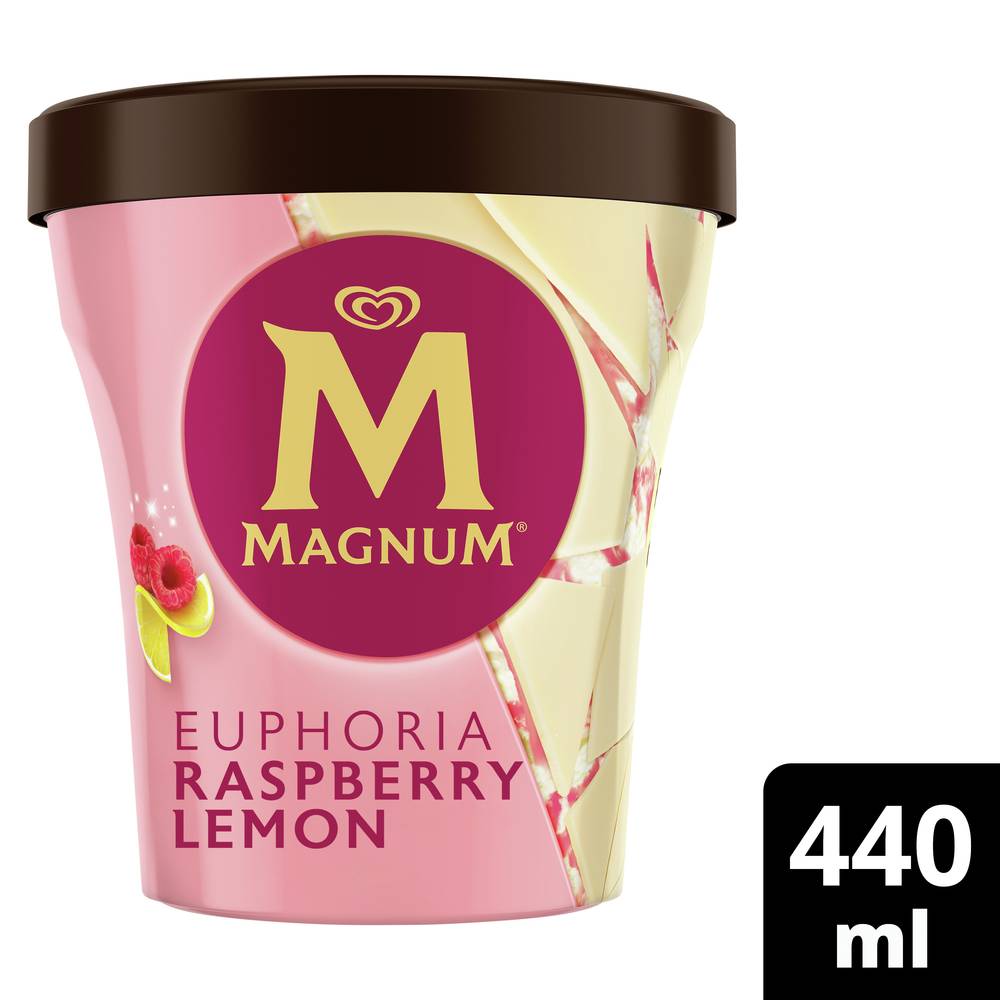Magnum Euphoria Ice Cream, Raspberry Lemon (440mL)