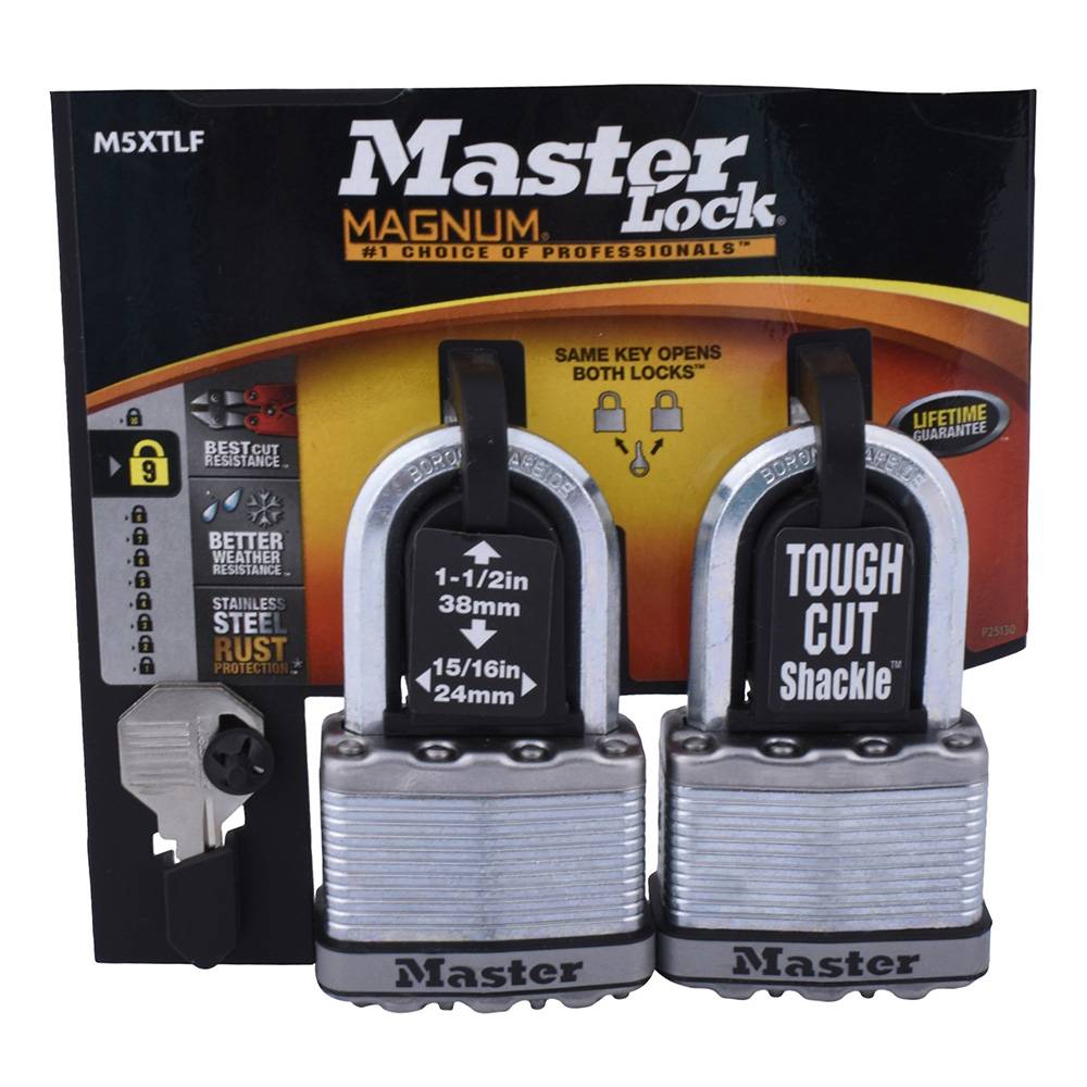 Master lock set candado magnum (2 piezas)