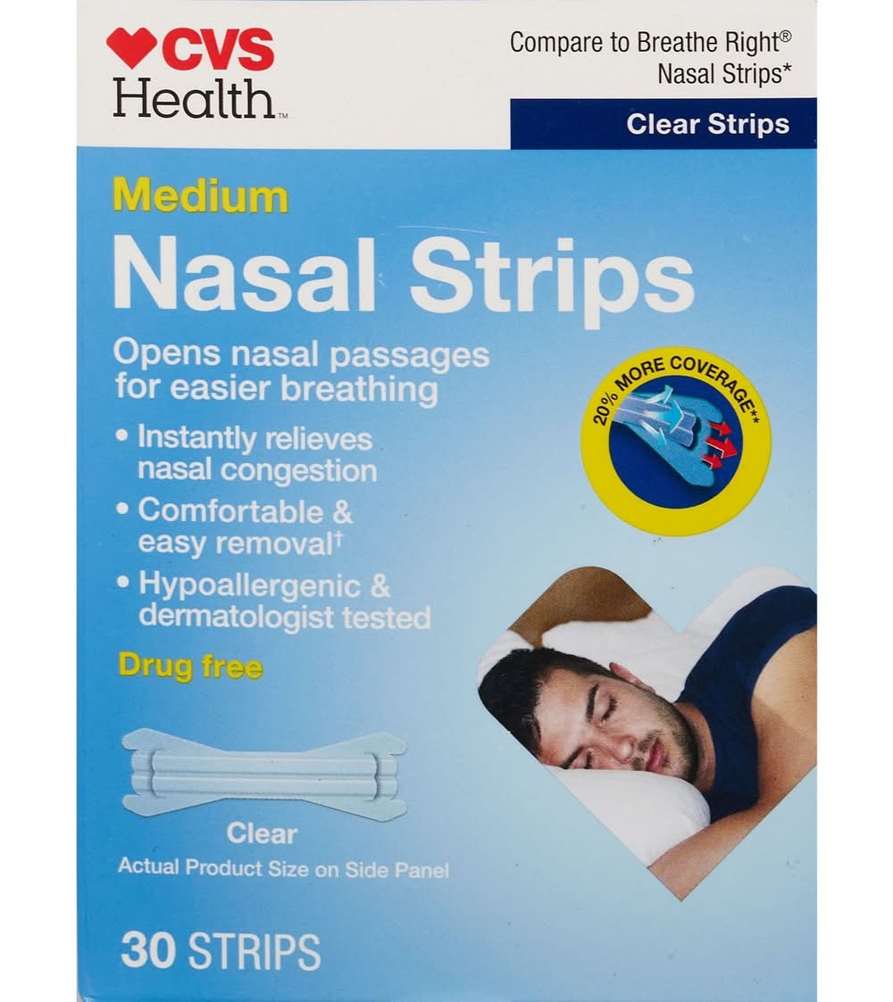 CVS Pharmacy Clear Nasal Strips (30 ct)