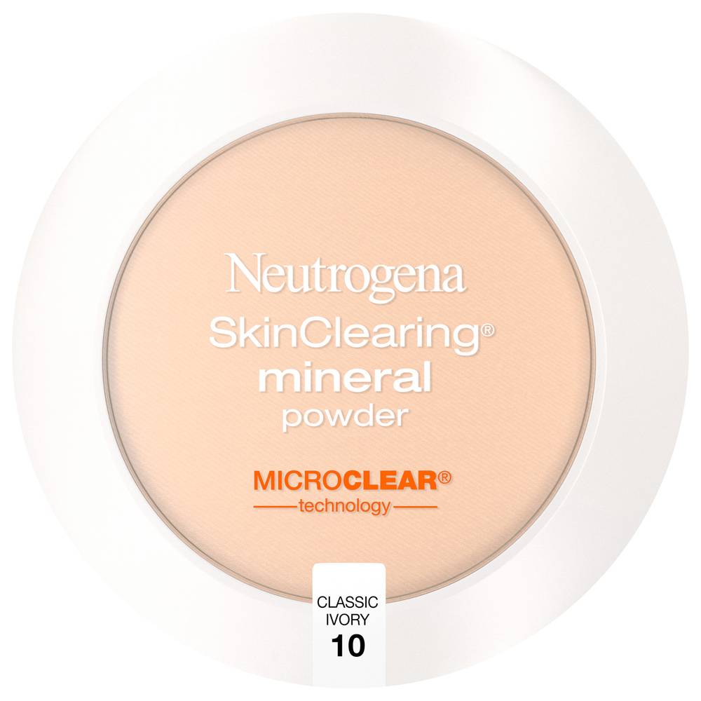 Neutrogena Skinclearing Mineral Powder, Classic Ivory 10 (2.1 oz)