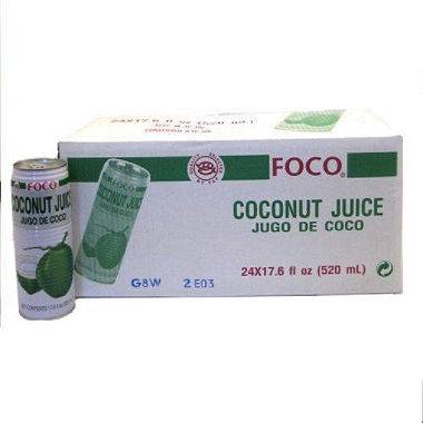 Foco - Coconut Juice - 24/17.6 oz cans (1X24|1 Unit per Case)