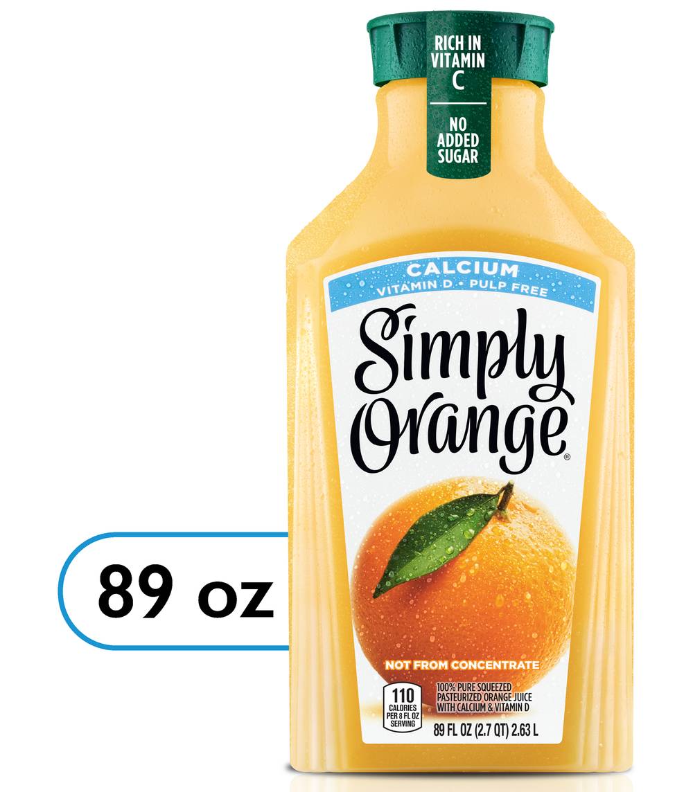 Simply Orange Pulp Free Juice (89 fl oz)