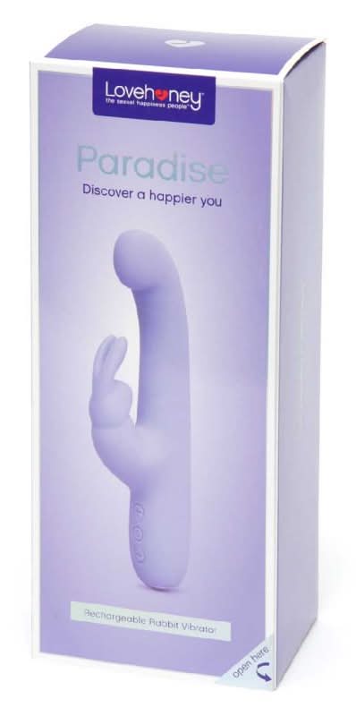 Lovehoney Purple, Paradise Rechargeable Rabbit Vibrator