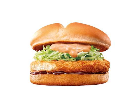 【単品】チキ�ンカツバーガー Chicken Cutlet Burger