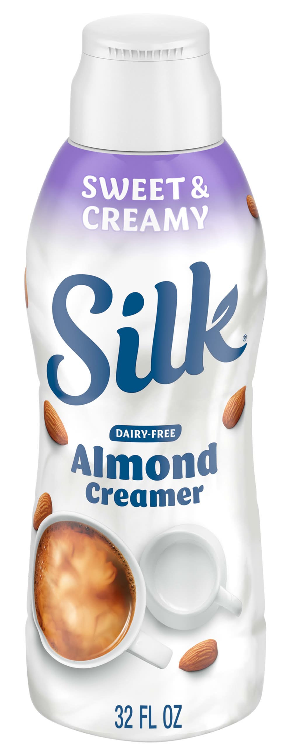 Silk Dairy Free Almond Creamer, Sweet & Creamy (32 fl oz)