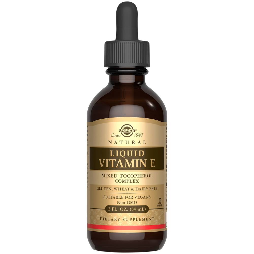 Solgar Natural Liquid Vitamin E Dietary Supplement (2 fl oz)