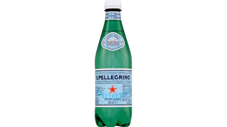 San Pellegrino Eau minérale naturelle gazeuse La bouteille de 50cl