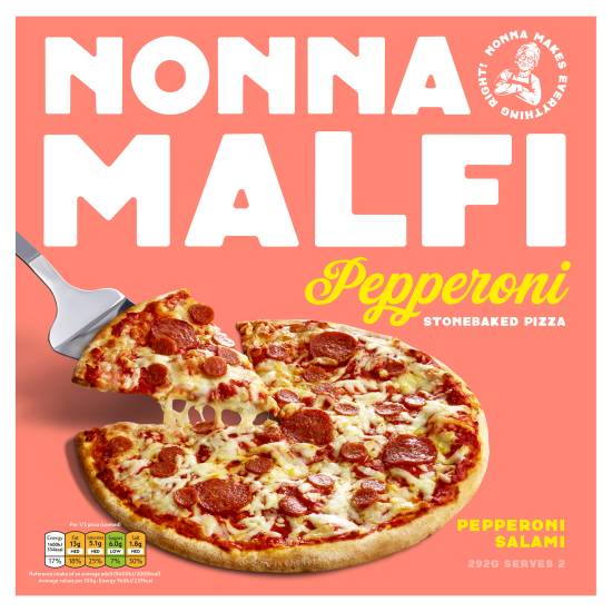 Nonna Malfi Pepperoni Stonebaked Pizza (292g)