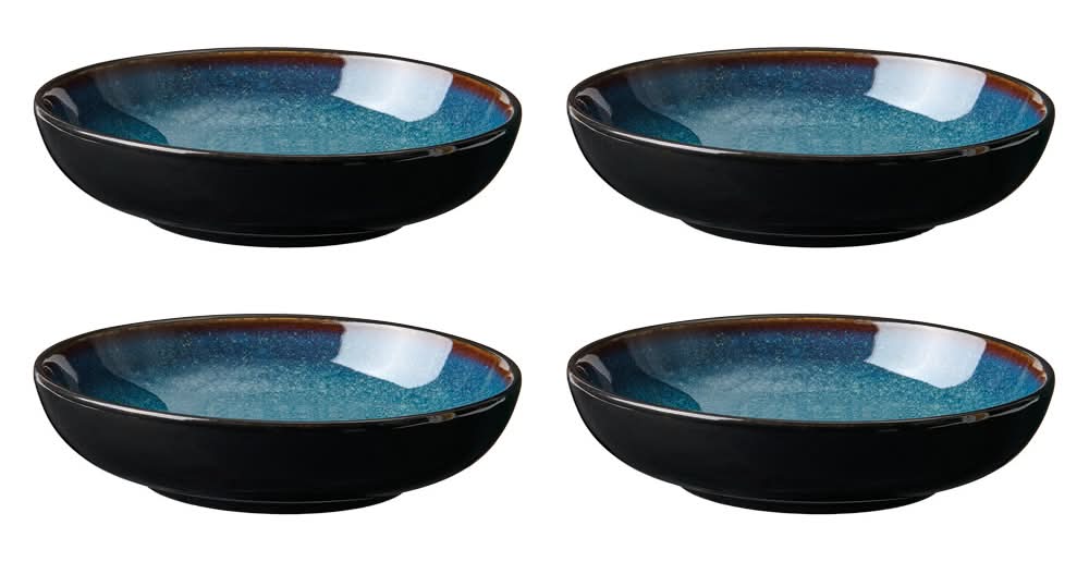 Crofton Blue Sauce Dishes 4pk