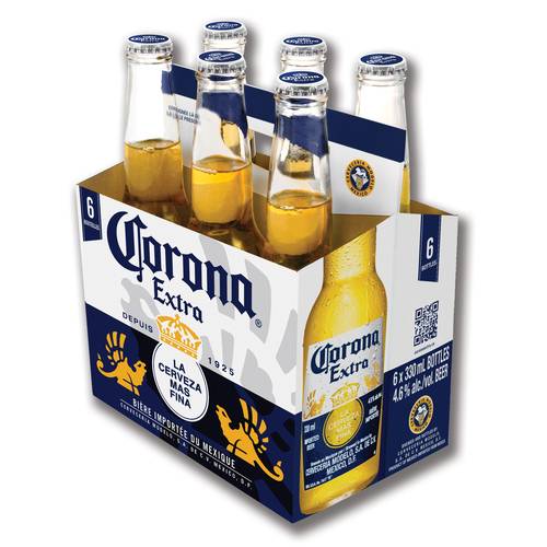 Corona Beer 4.6% Alcohol 6 x 330 ml (bottles)