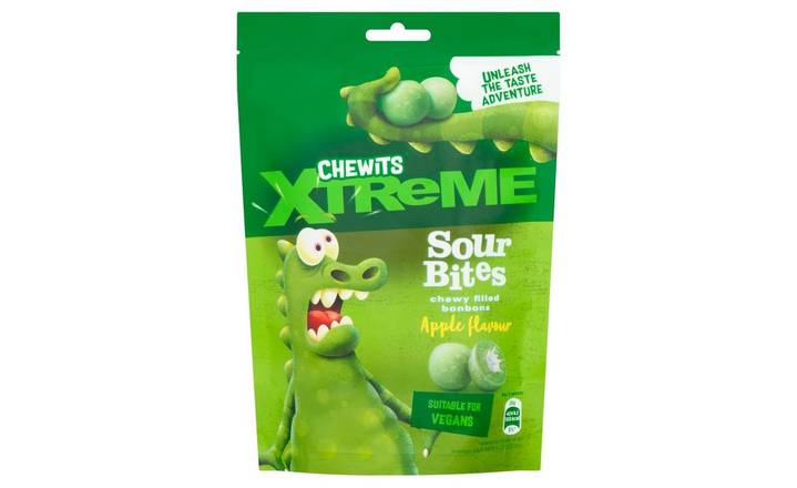 Chewits Xtreme Sour Apple Bites 115g (405413)