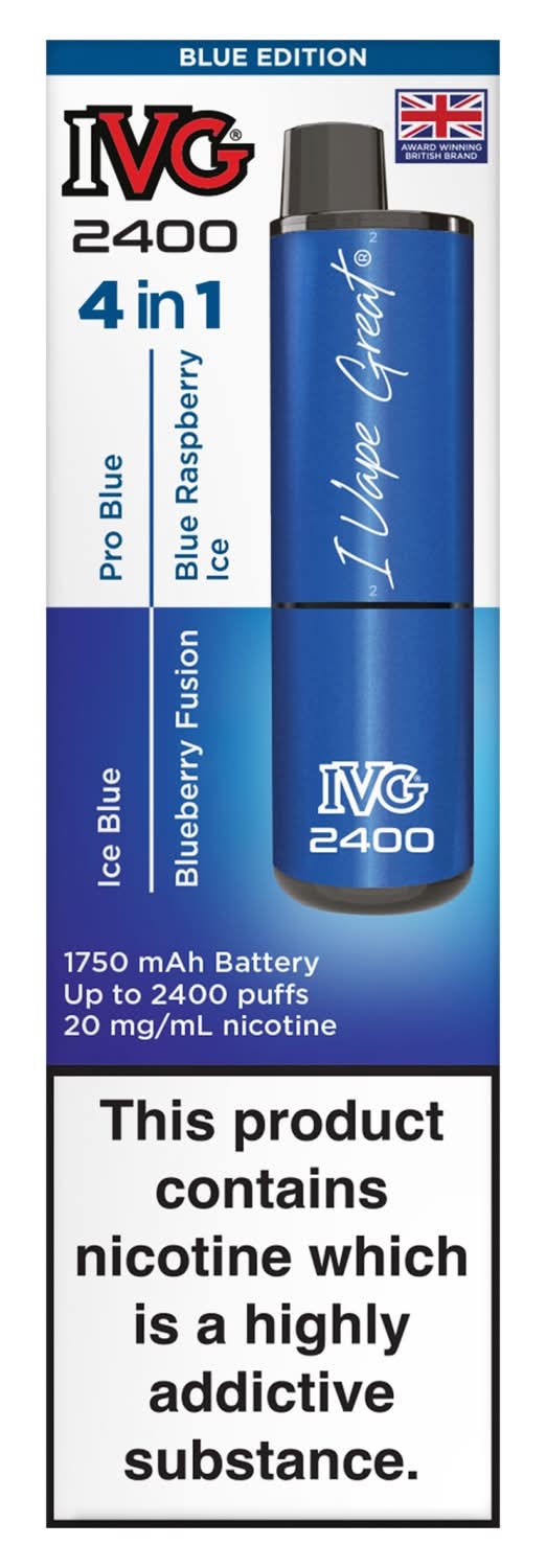 IVG 2400 Rechargeable Blue Edition 20mg