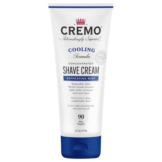 Cremo Cooling Formula Concentrated Refreshing Mint Shave Cream