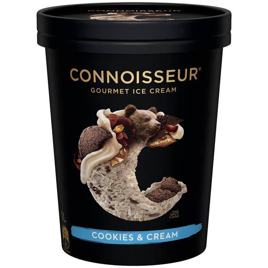 Connoisseur Cookies & Cream Ice Cream 1L