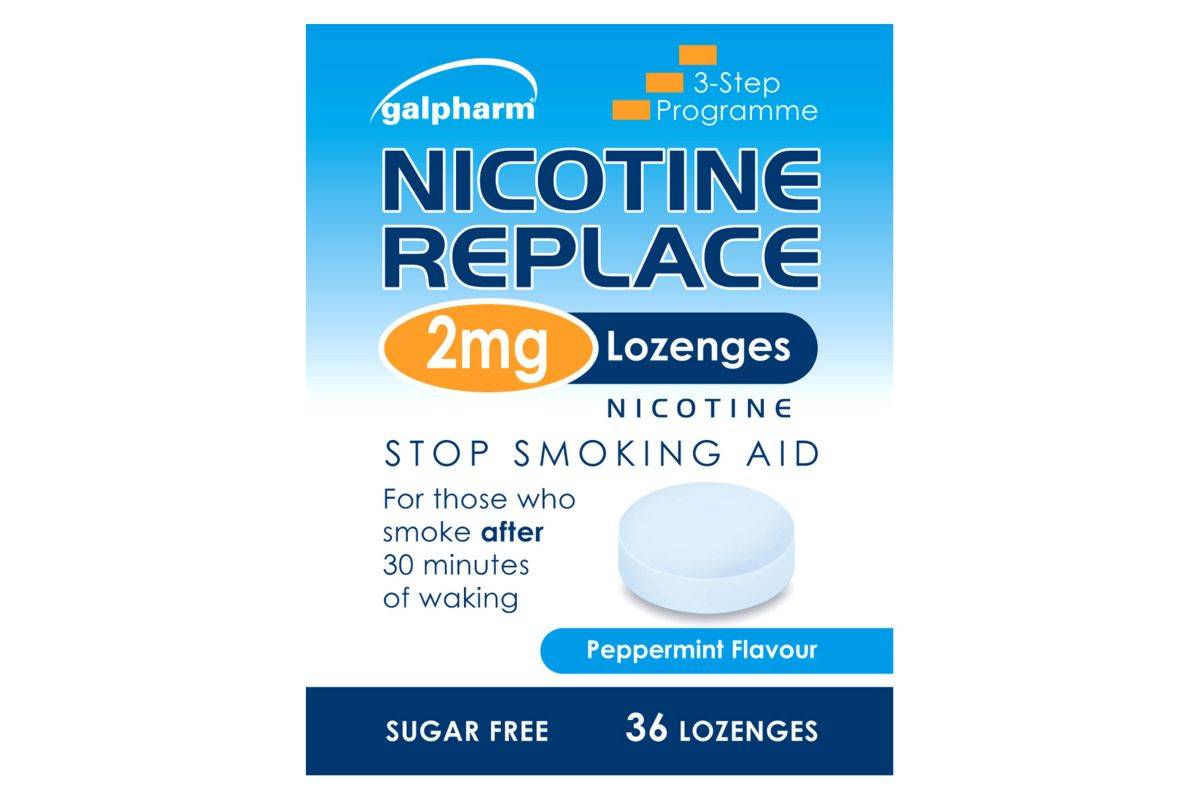 Galpharm Nicotine Replace 2mg Peppermint Flavour 36 Lozenges