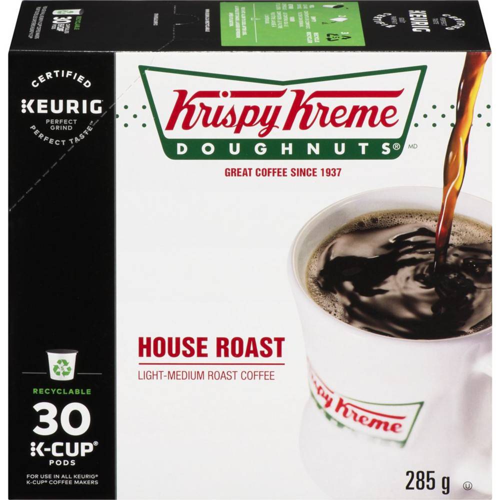 Krispy Kreme Doughnuts Value pack Light Roast Coffee 30 KCup Pods
