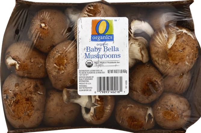 Order O Organics · Organic Baby Bella Mushrooms (16 oz) food online from Safeway store, Eureka on bringmethat.com