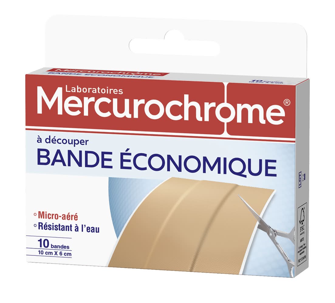 Mercurochrome - Bande économique (10g)
