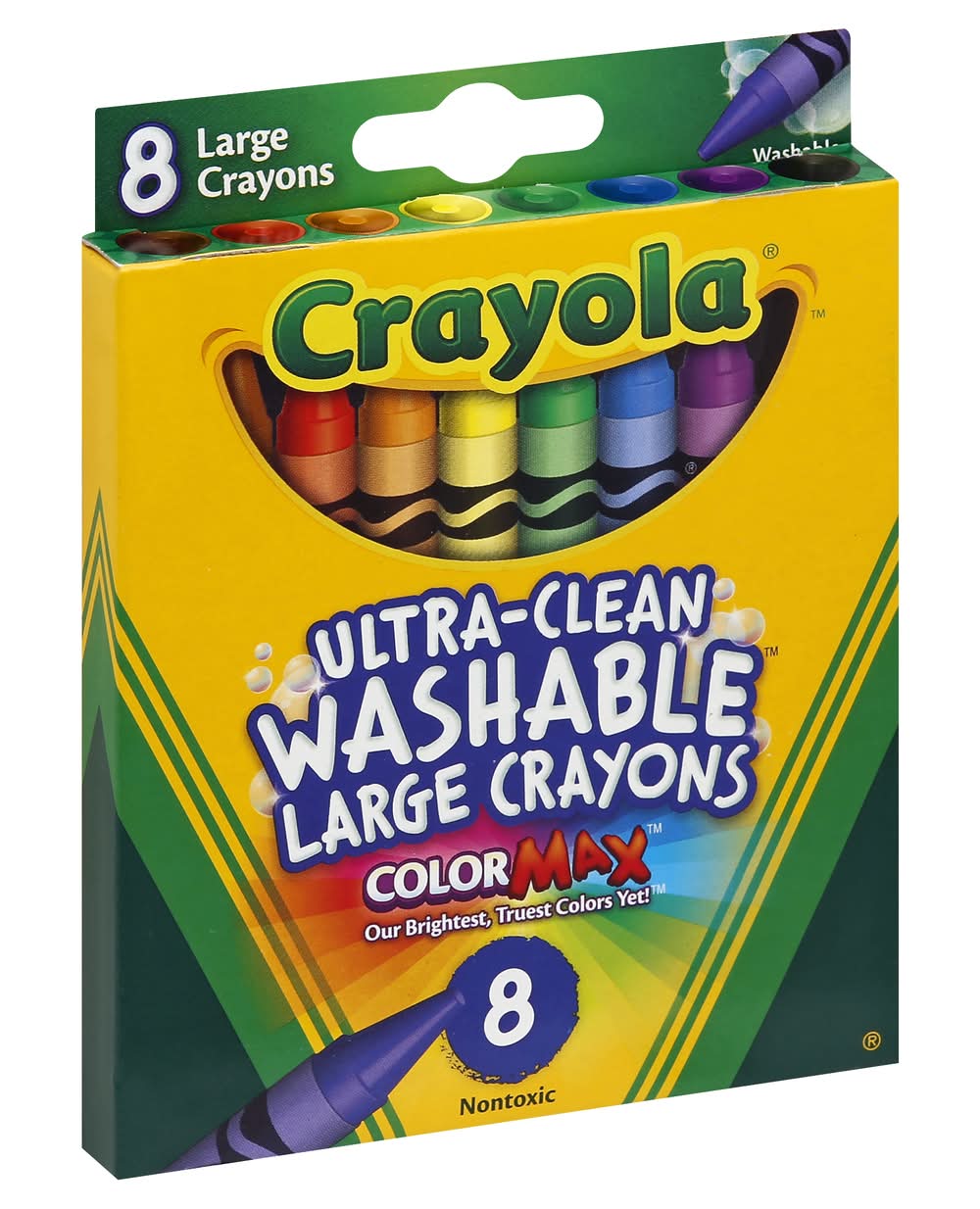 Crayola Color Max Ultra Clean Washable Large Crayons (10 g)