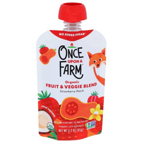 Once Upon A Farm Organic Strawberry Patch Veggie Blend
