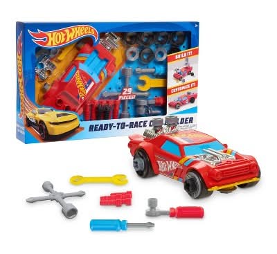 Hot Wheels Ready To Race Car Builder 3+ Ages, Assorted (29 ct)