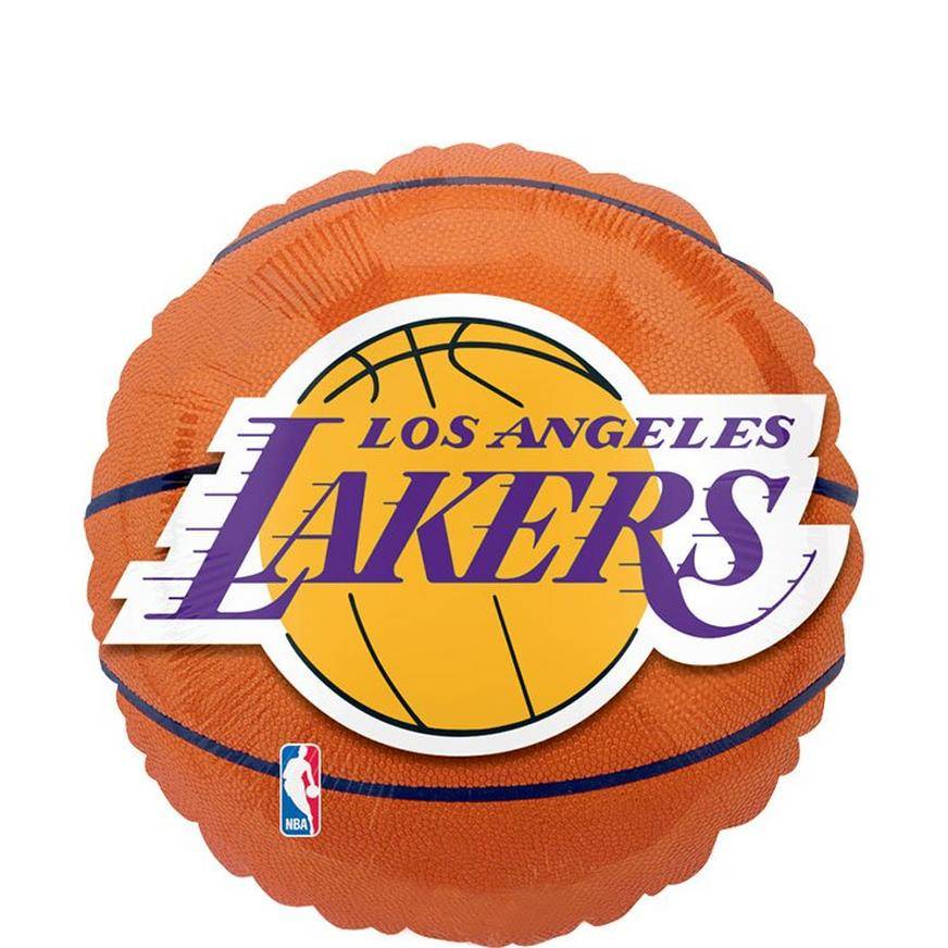 Uninflated Los Angeles Lakers Balloon - Basketball