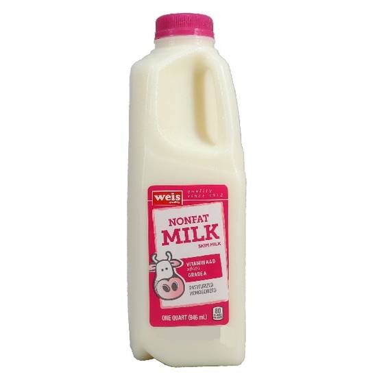 Weis Nonfat Skim Milk (946 ml)