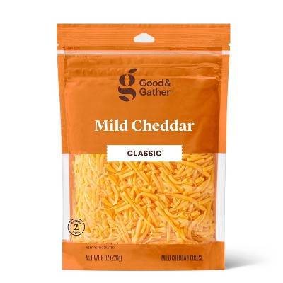 Good & Gather Shredded Mild Cheddar Cheese - 8oz - Tm (8 oz)