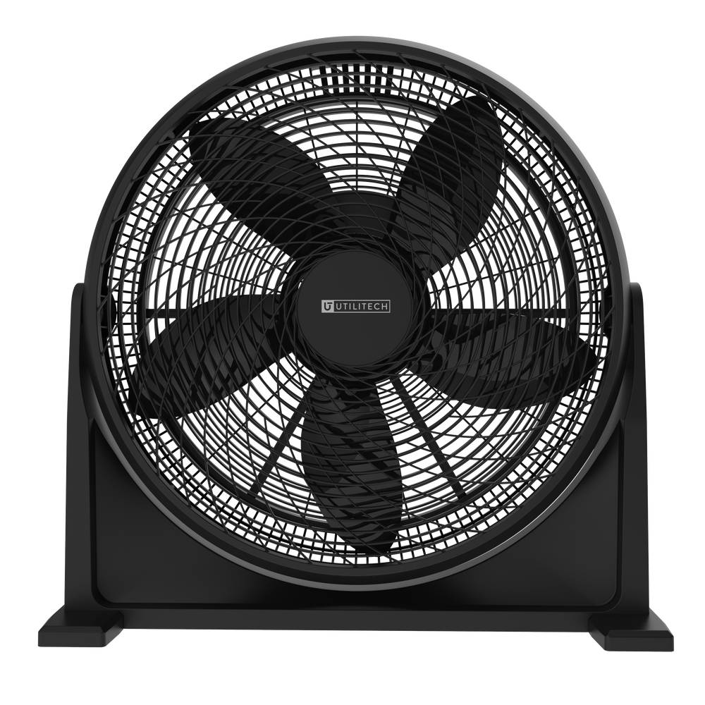 Utilitech Indoor Floor Fan, Black