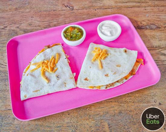 🆕  Classic Fully-Loaded Quesadilla (medium-size):  Poultry, Vegetables & Cheddar 🧀 