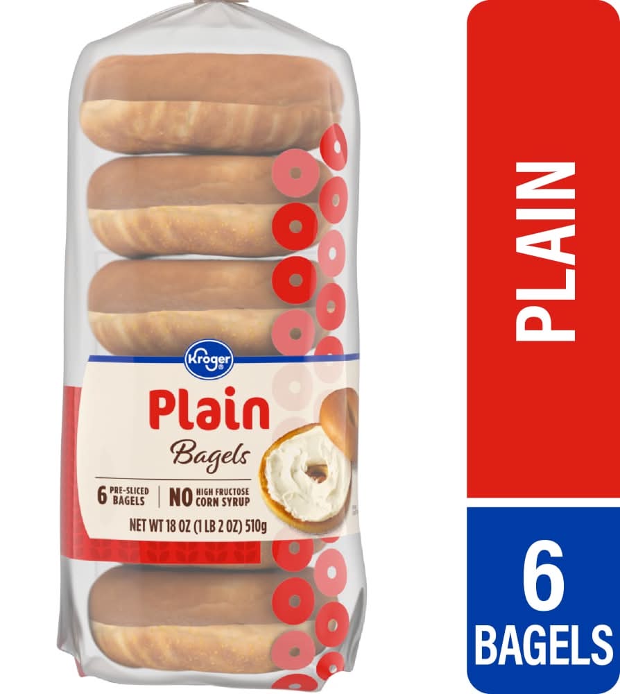 Kroger® Plain Bagels
