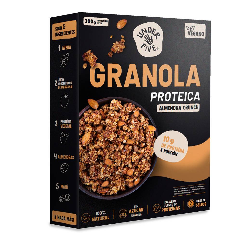 Underfive · Granola proteica almendra crunch under (300 g)