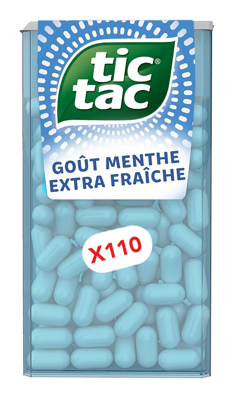 Tic Tac - Pastilles extra fraîche, menthe (110)