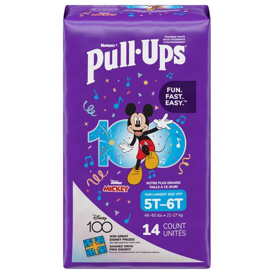 Huggies Pull-Ups Boys' Potty Training Pants (46+ lbs) 5t-6t