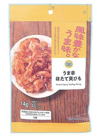 ＭＳうま辛ほたて貝ひも