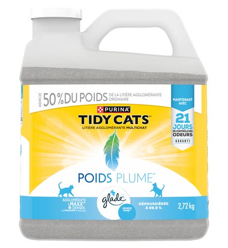 Purina tidy cats litière agglomérante légère pour chats avec glade - light weight clumping cat litter with glade