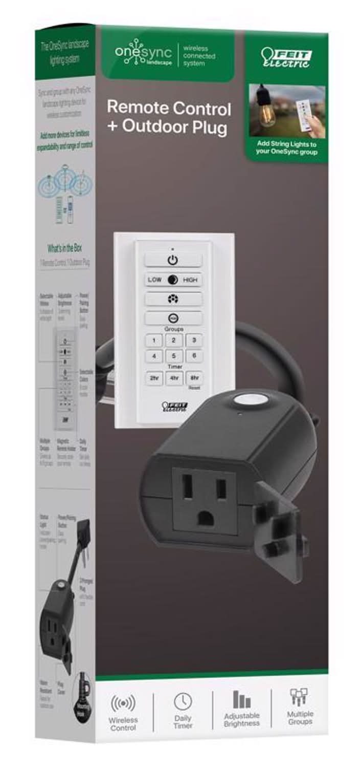 Feit Electric Onesync 1 Ft. L Plug Adapter And Remote