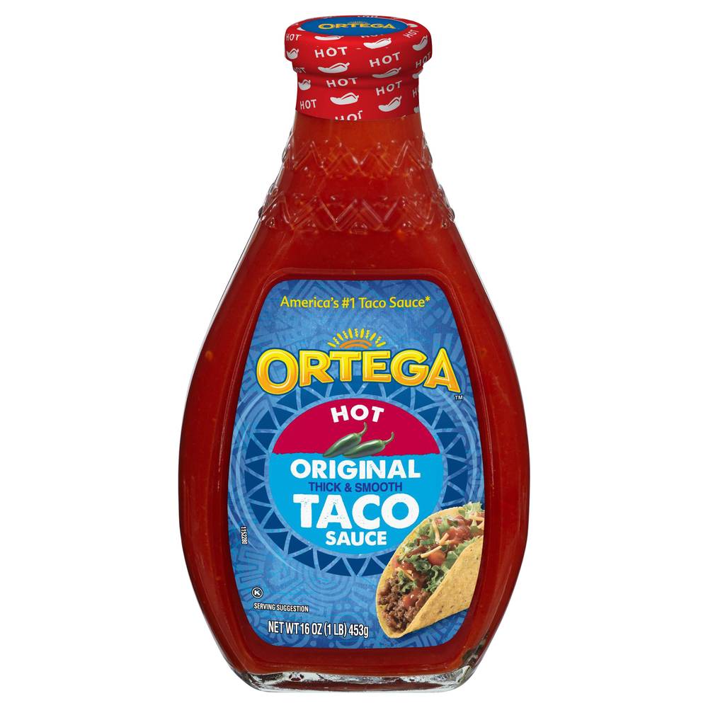Ortega Original Thick and Smooth Hot Taco Sauce