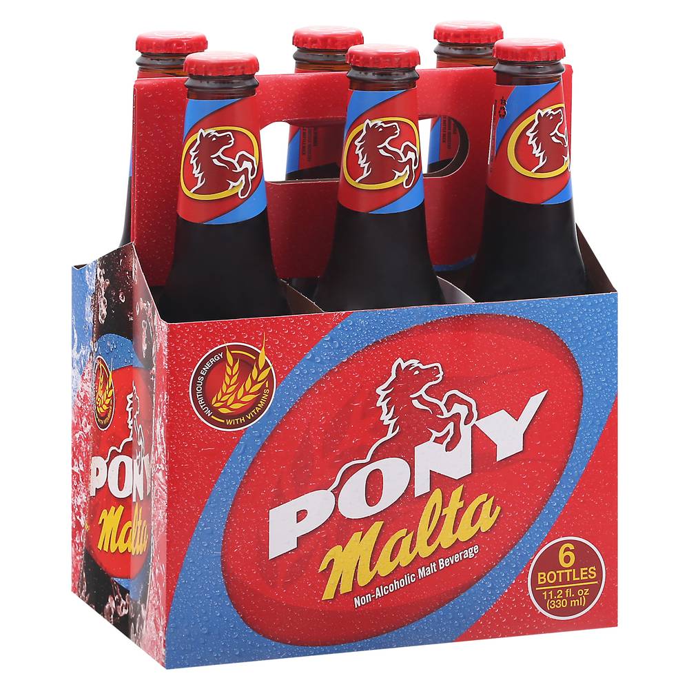 Pony Malta Malta Soda (6 x 11.2 fl oz)