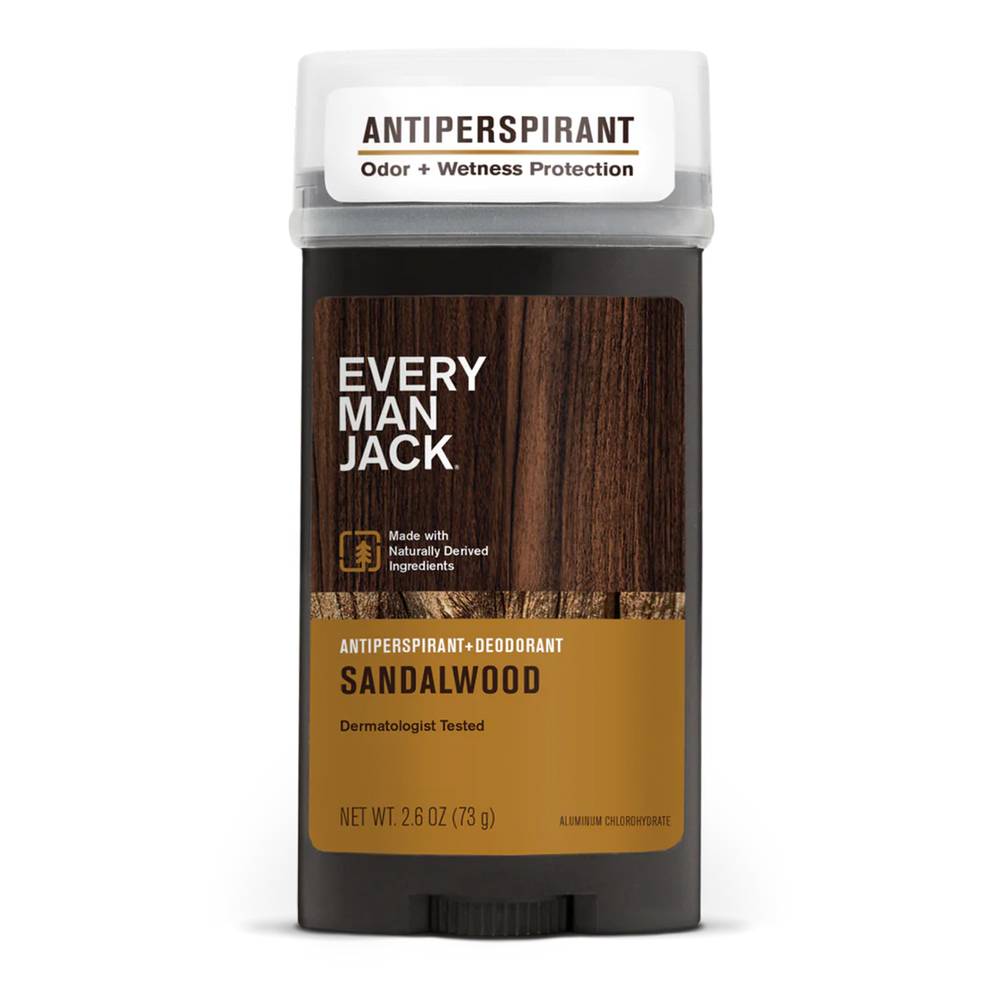 Every Man Jack Antiperspirant + Deodorant (sandalwood)