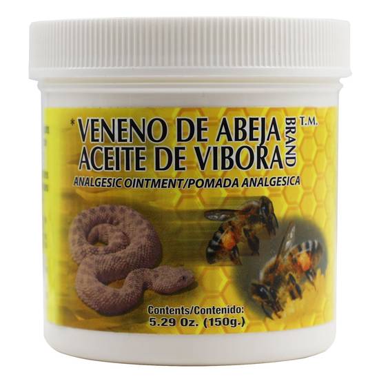 Bee Venom Aceite De Vibora Analgesic Ointment - 5.29 oz