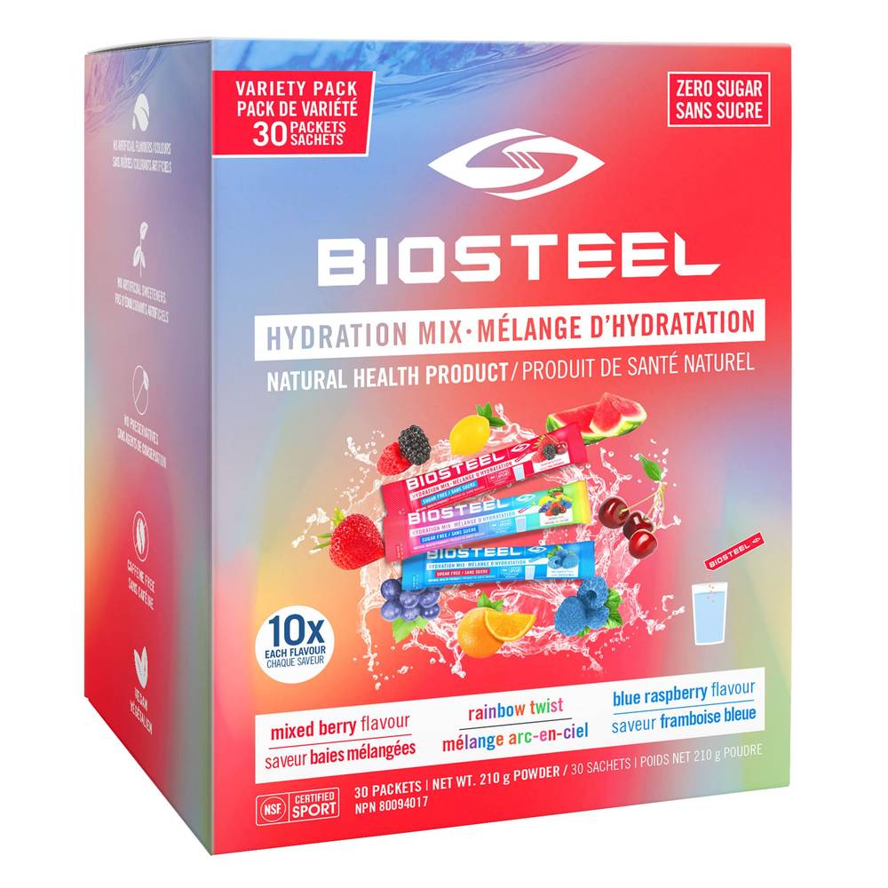 BioSteel Mélange d'hydration (30 unités) - Hydration mix (30 units)